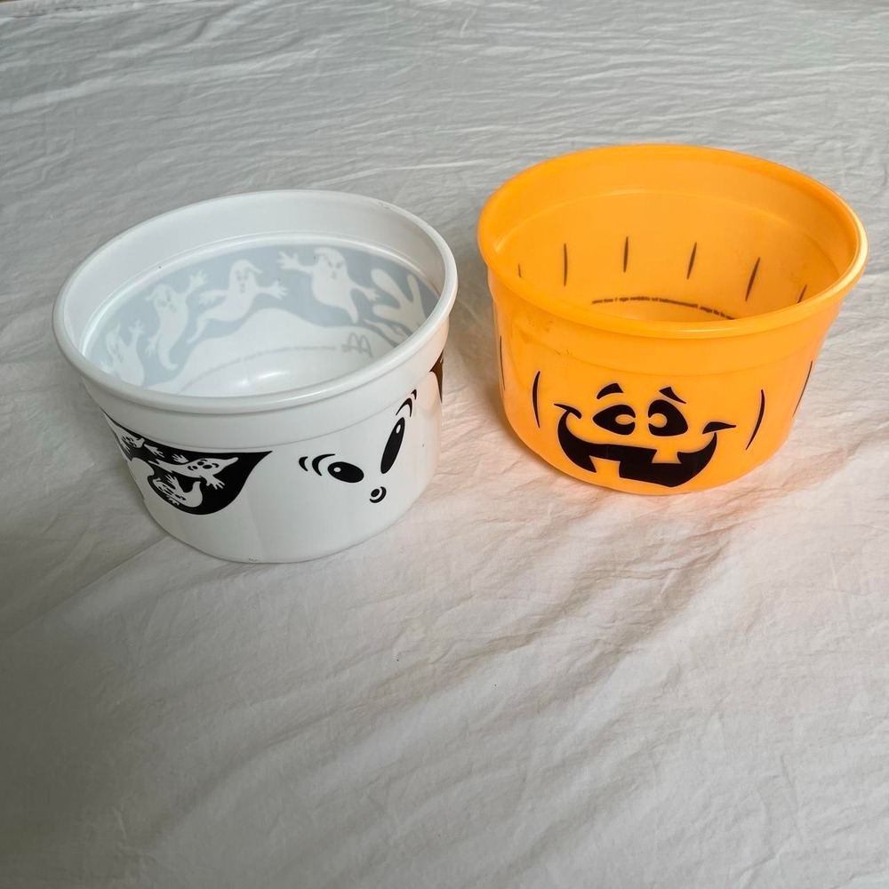 Vintage McDonald's Halloween buckets from 1993